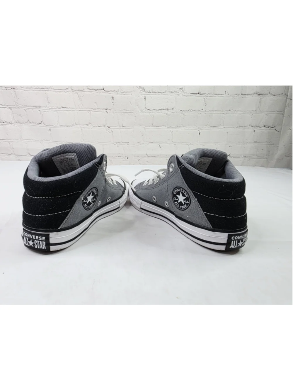 Chuck Taylor All Star Axel Mid Casual Sneakers Gray/ Black Kids Size 1